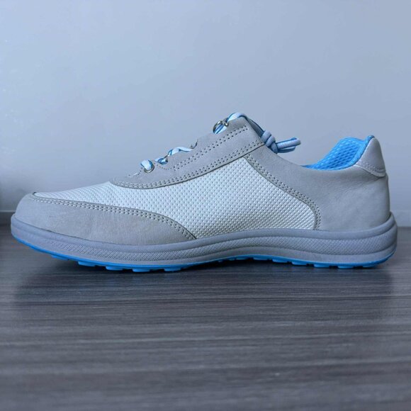 SAS Sporty Women's Lace Up Tennis Shoes $175 in Grey / White - Picture 8 of 15
